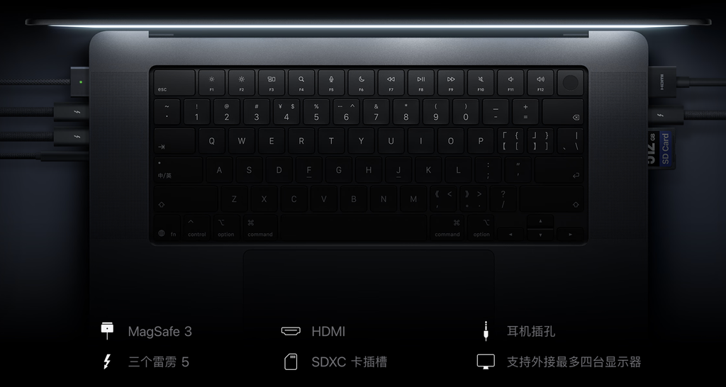 苹果发布首款触控屏MacBook Pro，OLED面板，22999元起售